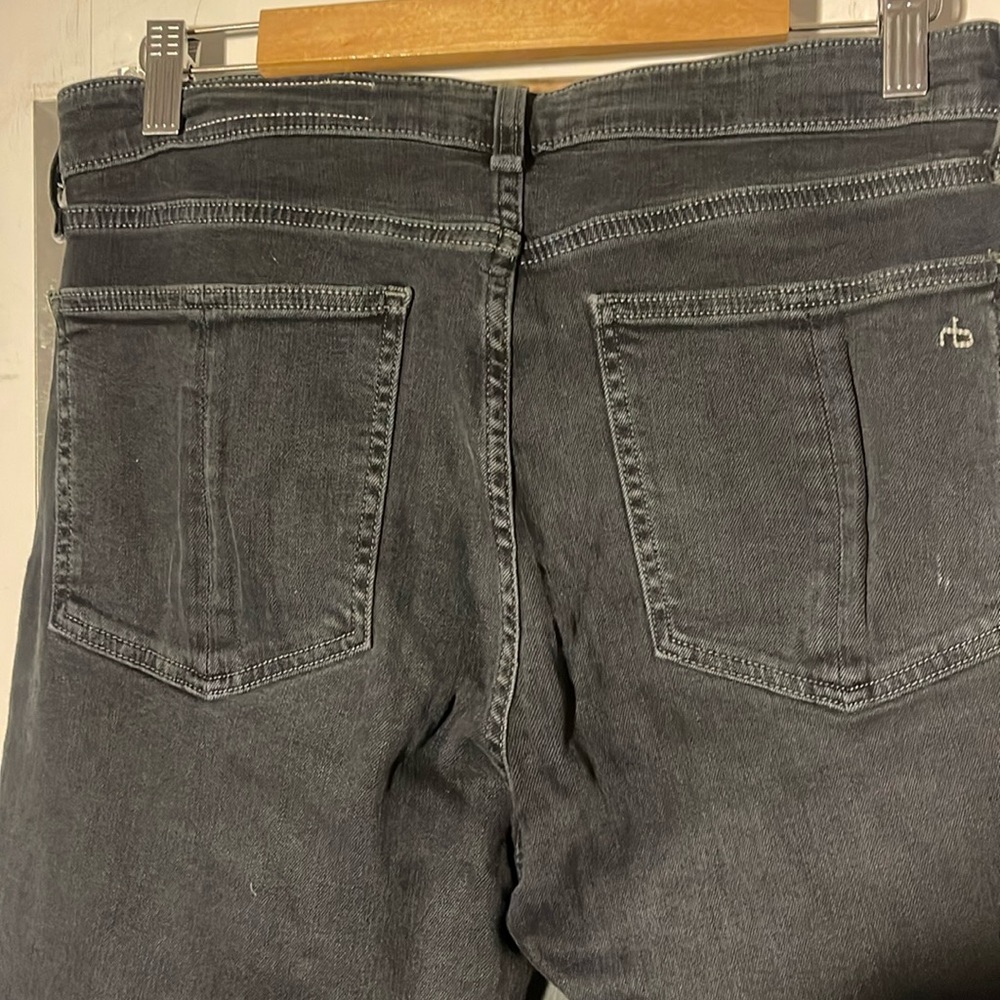 RAG N BONE Grayish black Nina high waisted JEANS/Minna color - Picture 6 of 13